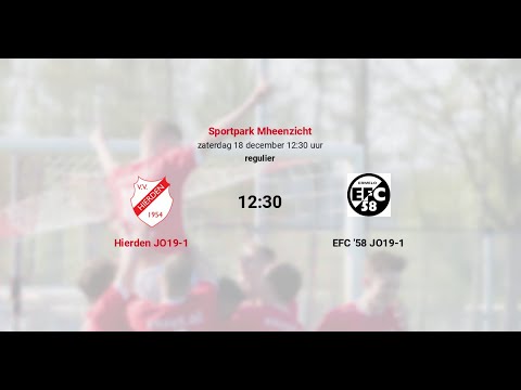 v.v. Hierden JO19-1 - EFC '58 JO19-1 (18 december 2021)