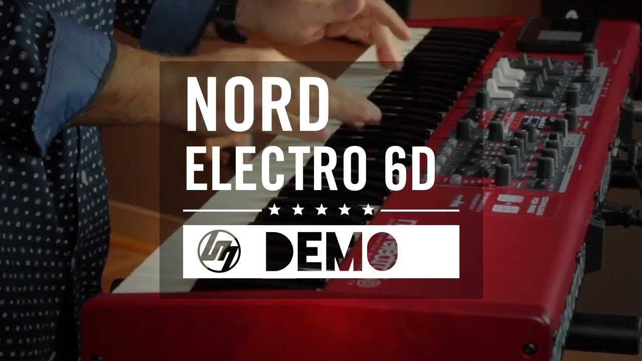 Nord Electro 6D 61-Key Semi-Weighted Waterfall Keyboard