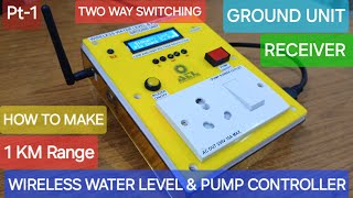 How to make a Wireless Water level and pump controller, Receiver using Arduino and nrf24l01 module