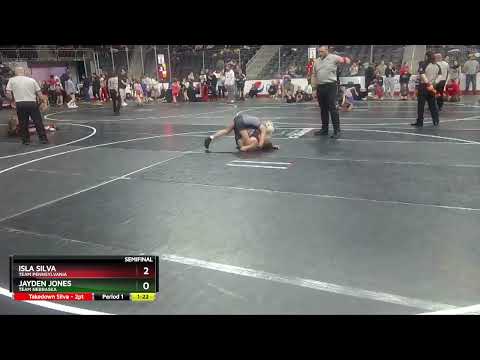 85 Lbs Semifinal - Isla Silva, Team Pennsylvania Vs Jayden Jones, Team Nebraska 177e