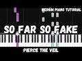 Pierce The Veil So Far So Fake Medium Piano Tutorial