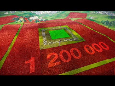 U.S. ARMY vs 1.200.000 ROMAN ARMY | Ultimate Epic Battle Simulator 2 | UEBS 2