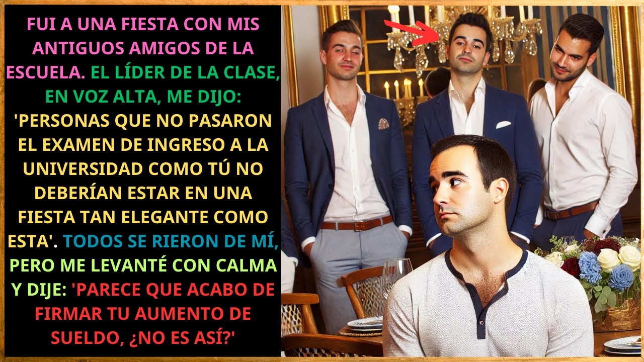 Un viejo amigo me insultó frente a la multitud. Yo le dije: 'Parece que trabajas en mi empresa...