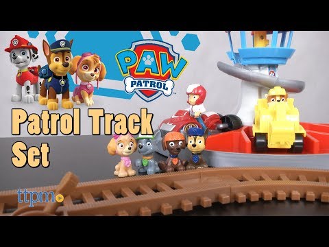 paw patrol mega roll track set