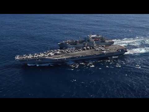US Navy MH-60S Sea Hawk SAR training from USS Ronald Reagan