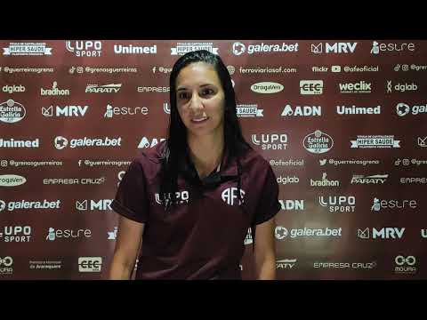 Coletiva com a atleta Milena Carioca - Atético Mineiro X AFE - 26/02/2023