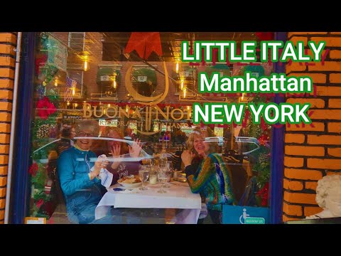 Walking Little Italy in Manhattan NYC