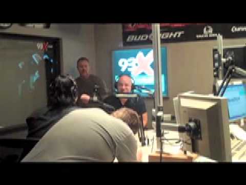 Disturbed in Studio at 93X