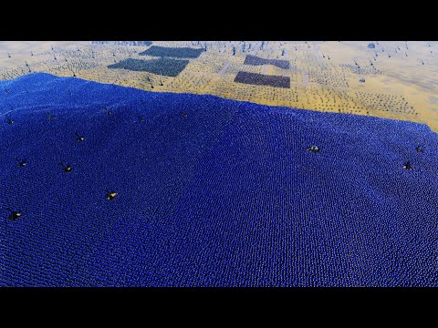 75,000 Heavy Knights Vs Mummy Army Ultimate Epic Battle Simulator UEBS