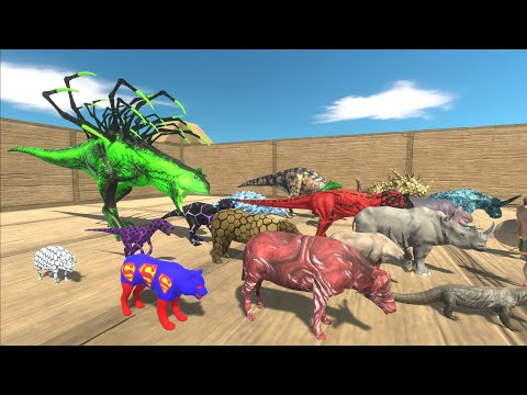 Escape from ALIEN CARNOTAURUS - Animal Revolt Battle Simulator Escape from Monster
