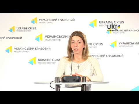 Olesya Ostrovska, Kateryna Serhatskova, Oleg Sentsov. Ukrainian Сrisis Media Center. May 20, 2014