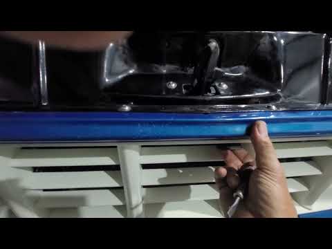 How the old chevy truck hood latch works