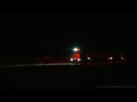1PM6 Freight Train At Night - PoathTV Australian Railways