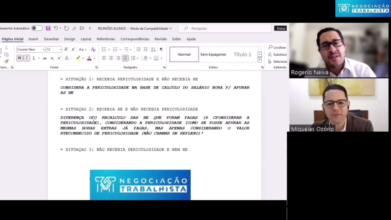 Cálculos trabalhistas na pratica p negociação em audiências de conciliação na Justiça do Trabalho