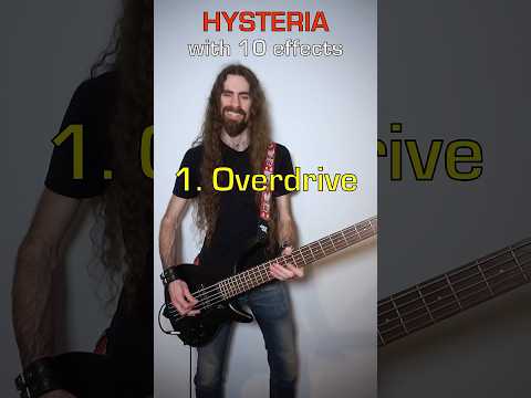 HYSTERIA with 10 effects #bass #muse