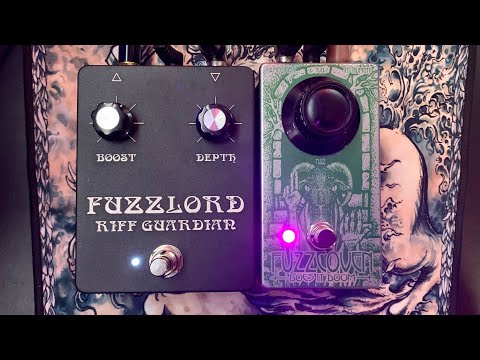 @DoesItDoom FUZZCOVEN + ​ @FuzzlordEffects  RIFF GUARDIAN audio  Clip
