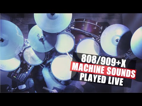 Playing Electronic Drums like a Drum Machine [no talking]