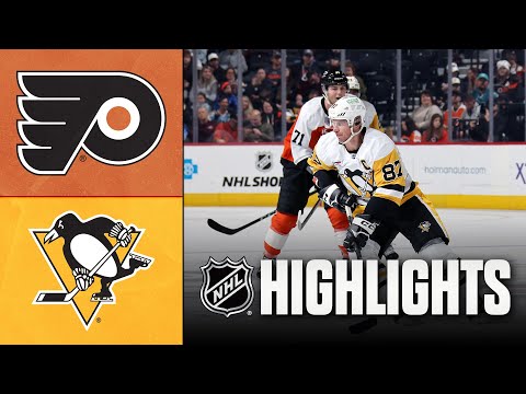 NHL Highlights | Penguins vs. Flyers | October 28, 2025