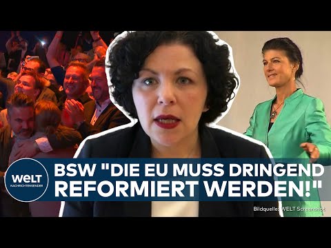 BÜNDNIS SAHRA WAGENKNECHT: Europawahl "Ein ganz, ganz toller Erfolg für uns!" Amira Mohamed Ali