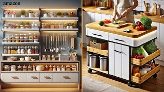25 Amazon Kitchen Organization & Storage Hacks To Maximize Space in Your Tiny Kitchen! (With Prices)