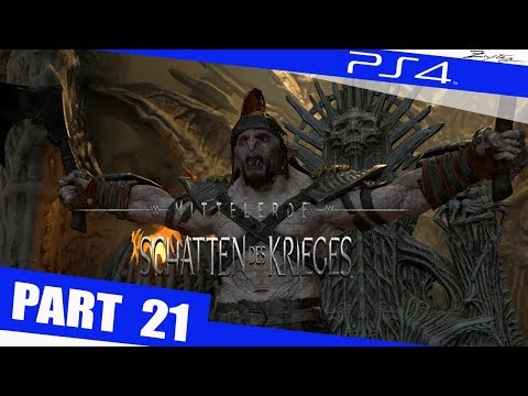Mittelerde Schatten des Krieges Walkthrough Part 21 PS4 German Walkthrough - Shadow of War Deutsch