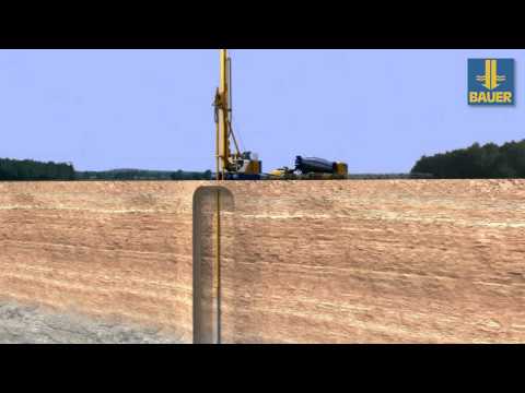 Bauer BG Rotary Drilling system  FDP (Drilling with Displacement System)