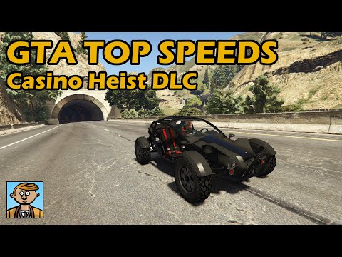 Fastest Casino Heist DLC Cars - GTA 5 Best Fully Upgraded Cars Top Speed Countdown