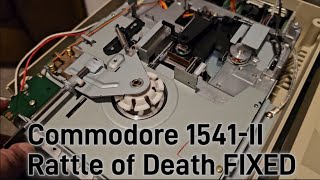 Freshly cleaned Commodore 1541-II disk drive! Rattle of Death Fix! 
