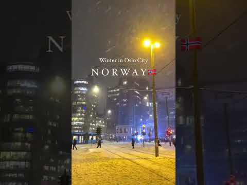Winter in Oslo City - Norway  #travel #oslo #norway