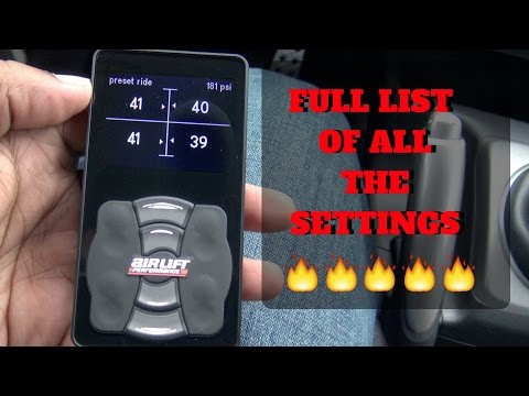 Airlift Performance 3P or 3H: Controller With All The Settings Review! Part 3