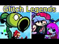 Friday Night Funkin VS Glitched Legends FULL WEEK Learn With Pibby X FNF Mod PVZ Red Peashooter