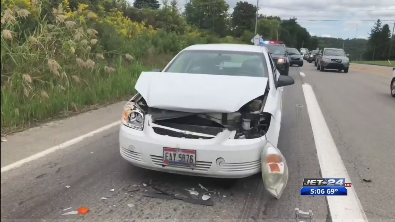 Accident at Big I roundabout