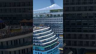 The CRUISESHIP’S and the Crowded Port!..😱 #cruiseship #travel #vacation #shorts #yt #ytshorts #fyp