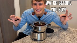 Nostalgia Fondue Machine Review!