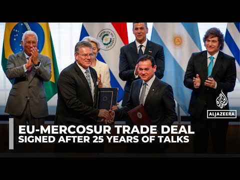 EU, Mercosur bloc sign free trade deal after 25 years of negotiations
