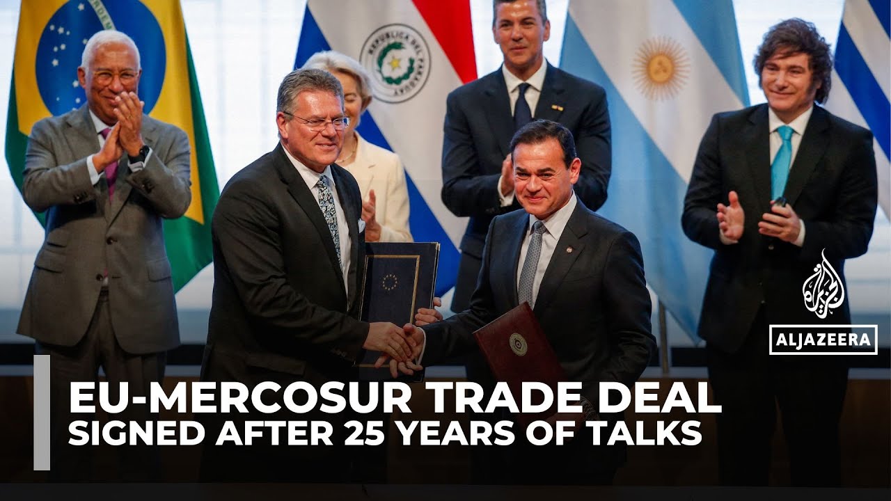 EU, Mercosur bloc sign free trade deal after 25 years of negotiations