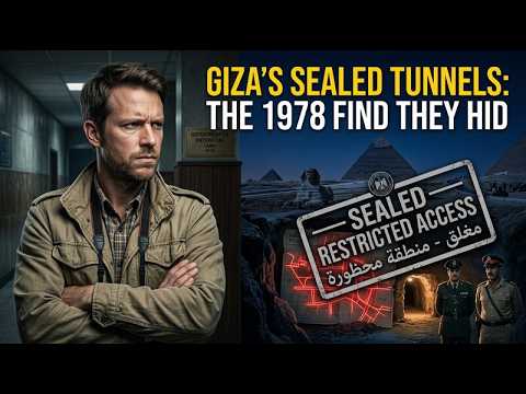 They Found Tunnels Under Giza… Then Sealed Them
