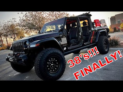 JEEP GLADIATOR On 38’s! NITTO!!! OVERLANDING UPGRADED
