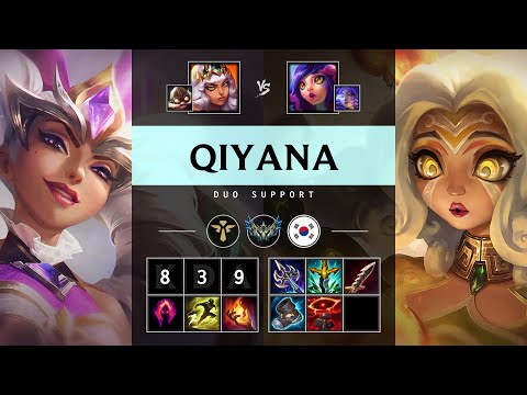 Qiyana Support vs Neeko - KR Challenger Patch 25.17
