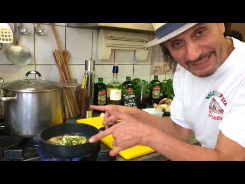 Spaghetti Steinpilze bei Holzofenpizza Pietro Nürnberg