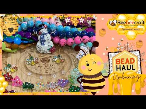 🐝 BeeBeeCraft 📿 Colorful Beading Supplies 🎁 Unboxing | Bead Haul
