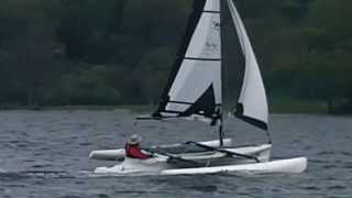preview picture of video 'Windrider 17 sailing from Glenridding'