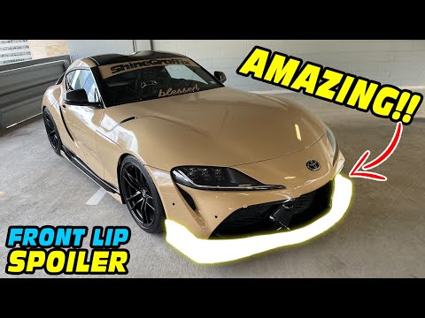 $250 Front lip Spoiler MK5 SUPRA Maxton Design V1 Ground Effects Part 3