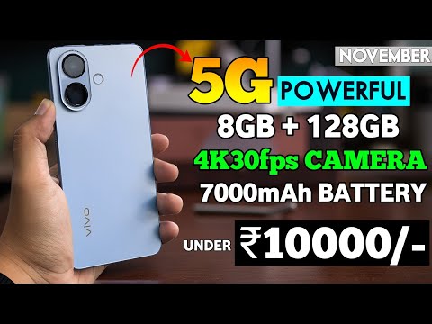 8GB + 128GB | Best 5G Smartphone Under 10000 2025 | 144Hz + 7000mAh 🔥 | phone in 10k