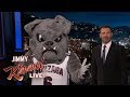 "Gonzaga" Mascot Interrupts Jimmy Kimmel's Monologue
