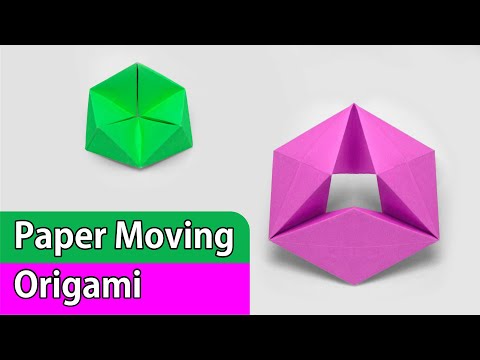 How To Make a Paper Moving flexagon