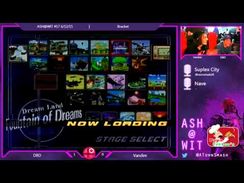 Melee Bracket ASH@WIT 6/12/15 - DBD (Sheik) vs Vandire (Marth)