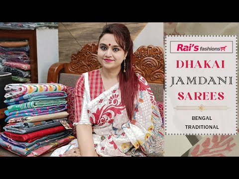 Dhakai Jamdani Sarees Collection (18JRR)