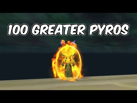 100 Greater Pyros - Fire Mage PvP - WoW BFA 8.1.5