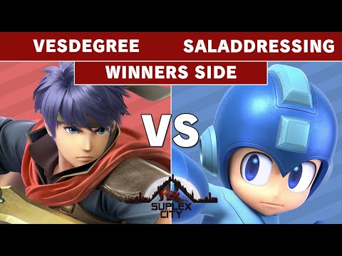 Suplex City - RBG VesDegree (Ike) vs SaladDressing (Mega Man) Winners Side - Smash Ultimate